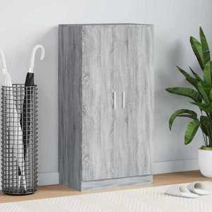 vidaXL Pantofar, gri sonoma, 55x35x108 cm, lemn prelucrat imagine