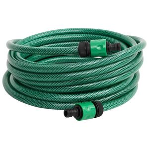 vidaXL Furtun de piscină verde, 20 m, PVC imagine