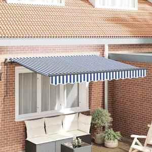 vidaXL Cortina Retractabilă Manual albastru 250 x 200 cm țesătură imagine