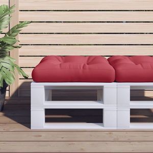 vidaXL Pernă pentru paleți, roșu vin, 58x58x10 cm, textil imagine