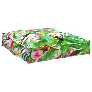 vidaXL Pernă Floral Multicolour 70 x 70 x 12 cm Material Oxford imagine