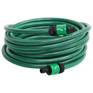 vidaXL Furtun de piscină, verde, 10 m, PVC imagine