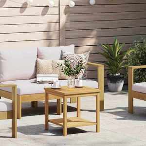 vidaXL Masă laterală Ulei Natural 45 x 45 x 45 cm Lemn Solid de Acacia imagine