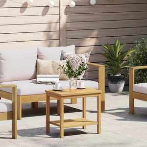 vidaXL Masă laterală Ulei Natural 50 x 35 x 45 cm Lemn Solid de Acacia imagine