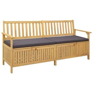 vidaXL Bancă cu spațiu de depozitare cu pernă cu depozitare cu ușă imagine