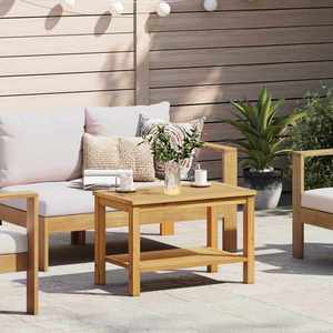 vidaXL Masă laterală Ulei Natural 70 x 40 x 45 cm Lemn Solid de Acacia imagine