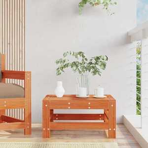 vidaXL Suport pentru picioare de grădină Lemn masiv de pin Maro Ceară imagine