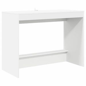 vidaXL Birou pentru pat Alb 100 x 45 x 75 cm Lemn compozit imagine