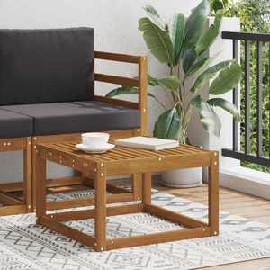 vidaXL Masă de exterior Lemn Solid de Acacia natural 59 x 59 x 37 cm imagine