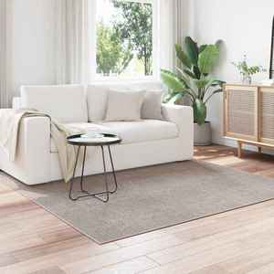 vidaXL Covoare de zonă Pătrat LUGO Crem și Taupe 200 x 200 cm imagine