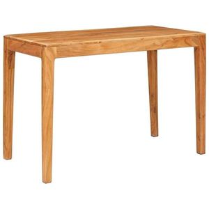 vidaXL Masă de dining Maro 110 x 55 x 76 cm Lemn Solid de Acacia imagine