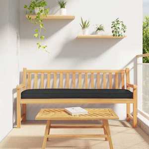 vidaXL Perna pentru palet Negru 180 x 40 x 8 cm Material Oxford imagine