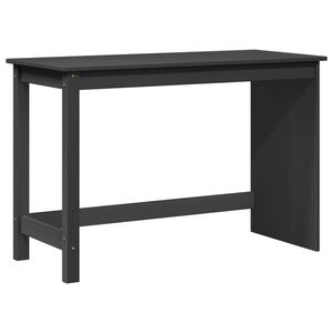 vidaXL Birou Gri 112 x 50 x 75 cm Lemn de pin masiv imagine