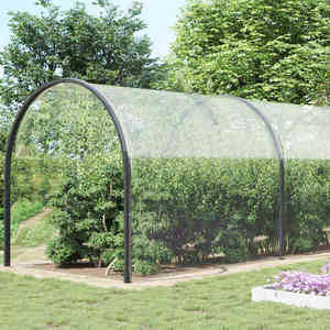 vidaXL Tarpolină Transparent 8 x 8 m PVC imagine