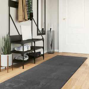 vidaXL Covor moale cu pile medie și spălabil HUARTE Antracit Poliester imagine
