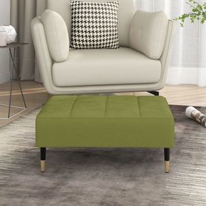 vidaXL Taburet, verde deschis, 78x56x32 cm, catifea imagine