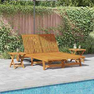 vidaXL Șezlong Maro Lemn Solid de Acacia imagine