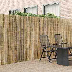 vidaXL Gard din bambus natural 500 x 180 cm Bambus imagine