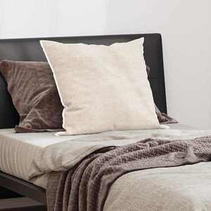 vidaXL Pernă cu pernă Alb 60 x 70 cm Bumbac imagine