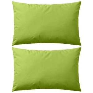vidaXL Perne de exterior, 2 buc., verde măr, 60 x 40 cm imagine