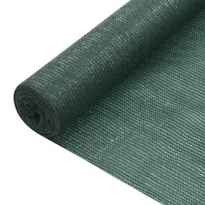 vidaXL Plasă pentru intimitate, verde, 3, 6x10 m, HDPE, 75 g/m² imagine