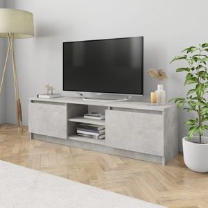 vidaXL Comodă TV, gri beton, 120 x 30 x 35, 5 cm, PAL imagine
