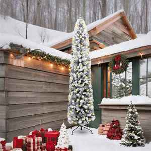 vidaXL Brad de Crăciun artificial Verde 240 cm PVC și oțel și plastic imagine