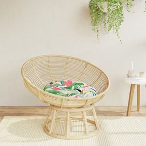 vidaXL Pernă rotundă multicolor, Ø 60 x11 cm, țesătură Oxford imagine