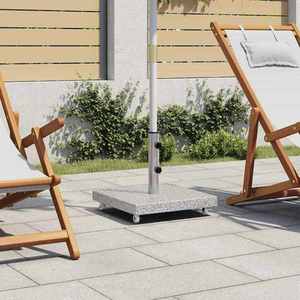 vidaXL Suport umbrelă de soare, gri, 30 kg, granit, pătrat imagine