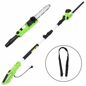vidaXL Drujbă electrică/Trimmer gard viu tijă telescopică 25/41cm 710W imagine