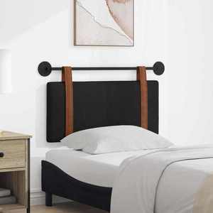 vidaXL Cap de pat suspendat Pe perete Negru 90 x 55 x 5 cm PU antic imagine