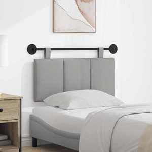 vidaXL Cap de pat suspendat Pe perete Gri nori 90 x 55 x 5 cm țesătură imagine