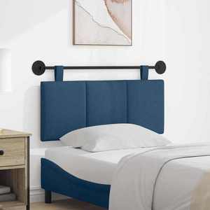 vidaXL Cap de pat suspendat Dungi albastru 110 x 55 x 5 cm țesătură imagine