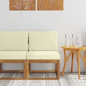 vidaXL Canapea Medie pentru Exterior Lemn Solid de Acacia imagine