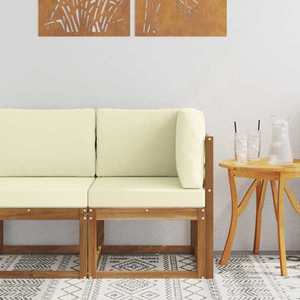 vidaXL Sofa Colțar pentru Exterior Lemn Solid de Acacia imagine