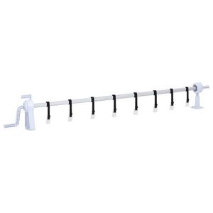 vidaXL Derulator de prelată pentru piscină cu bază din plastic imagine