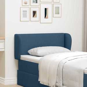 vidaXL Ureche pentru Tăblie albastru 40 x 23 x 6 cm țesătură imagine