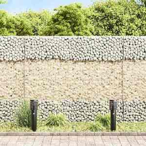 vidaXL Pietre de Grădină Auriu 12 cm Sticlă imagine