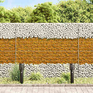 vidaXL Pietre de Grădină Maro 12 cm Sticlă imagine