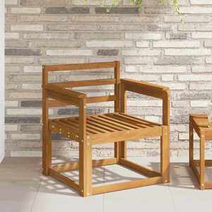 vidaXL Canapea de exterior Lemn Solid de Acacia natural imagine