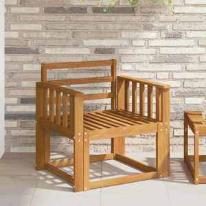 vidaXL Canapea de exterior Lemn Solid de Acacia natural imagine