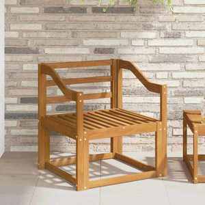 vidaXL Canapea de exterior Lemn Solid de Acacia natural imagine