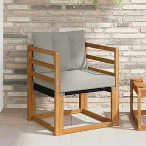 vidaXL Set de canapele de exterior Lemn solid de Acacia și Textilene imagine