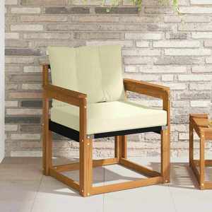 vidaXL Set de canapele de exterior Lemn solid de Acacia și Textilene imagine