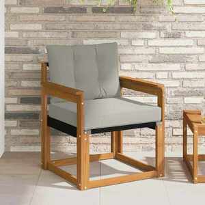 vidaXL Set de canapele de exterior Lemn solid de Acacia și Textilene imagine