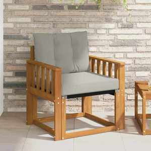 vidaXL Set de canapele de exterior Lemn solid de Acacia și Textilene imagine