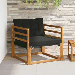 vidaXL Set de canapele de exterior Lemn solid de Acacia și Textilene imagine