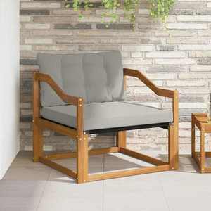vidaXL Set de canapele de exterior Lemn solid de Acacia și Textilene imagine