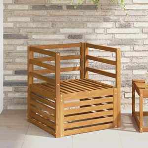 vidaXL Set de canapele de exterior natural 67 x 63 x 73 cm imagine