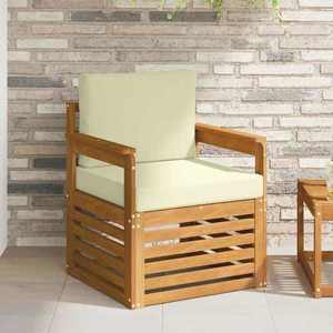 vidaXL Set de canapele de exterior Lemn de acacia solid și poliester imagine